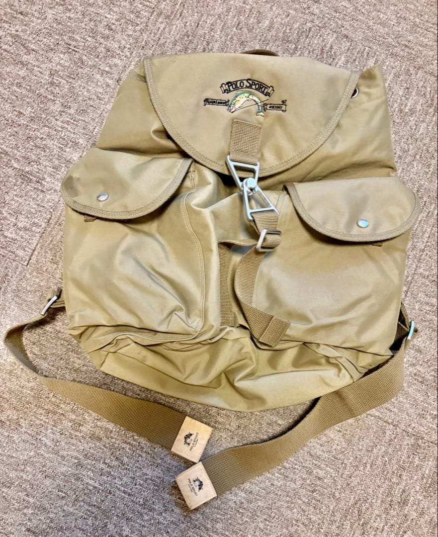 POLO SPORT ベージュバックパック