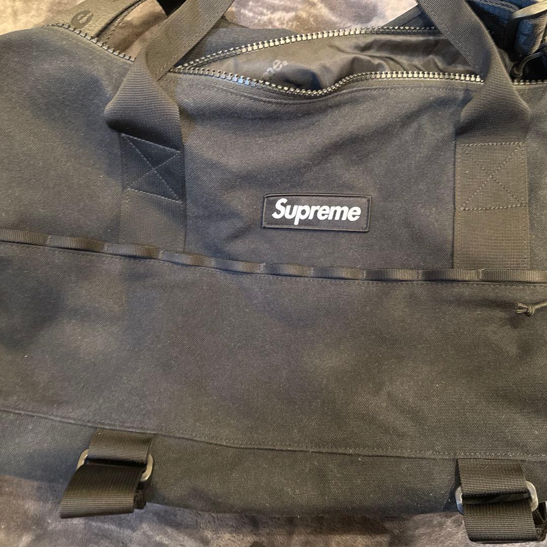 バッグ supreme 25ss duffle bag black