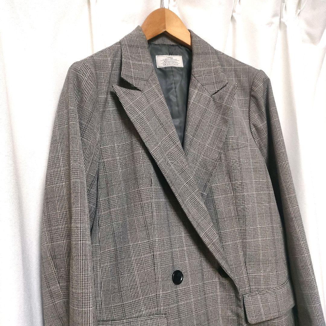 【極美品】ジャーナルスタンダード レリューム Wブレストチェックジャケット 38