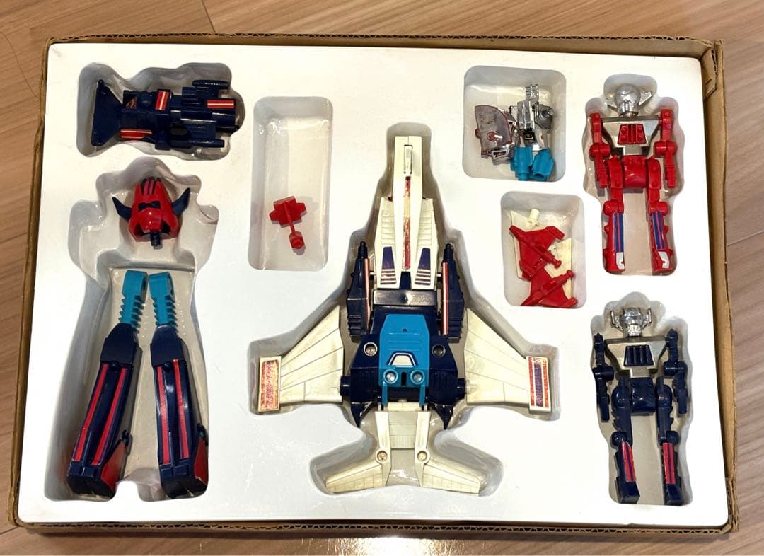 レトロ　旧タカラ　ミクロマン　ジャイアントアクロイヤー　デラックスセット