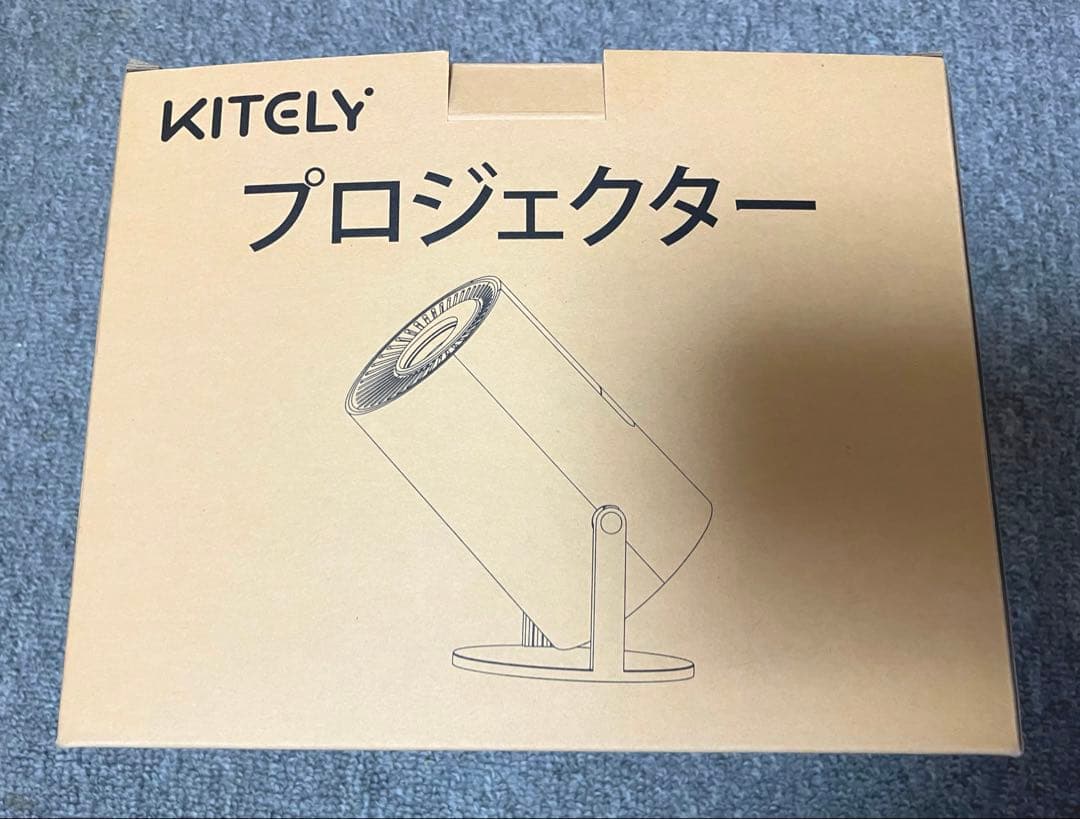 【新品未使用】 kitley 家庭用 プロジェクター 定価13000円