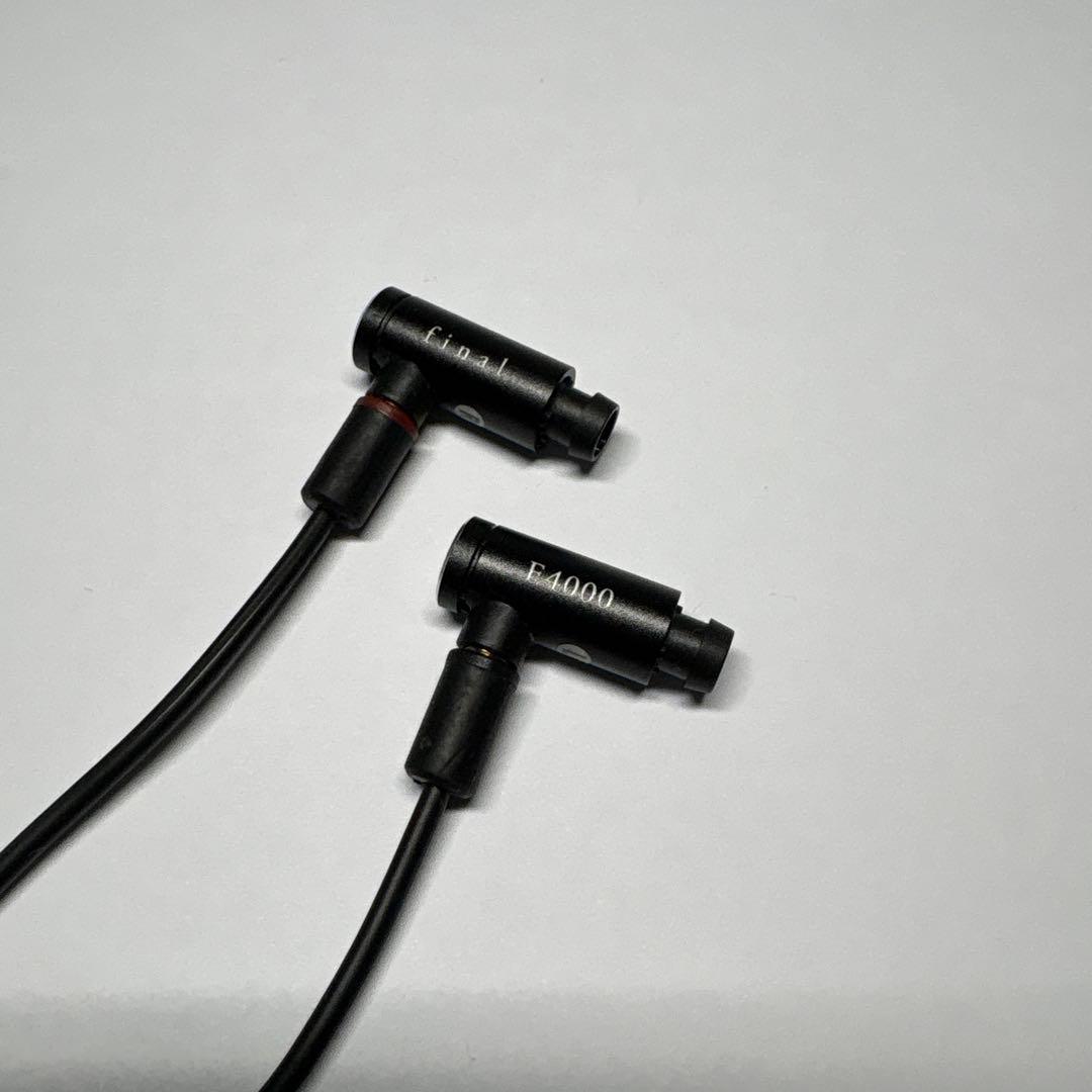 final E4000 ブラック 有線イヤホン