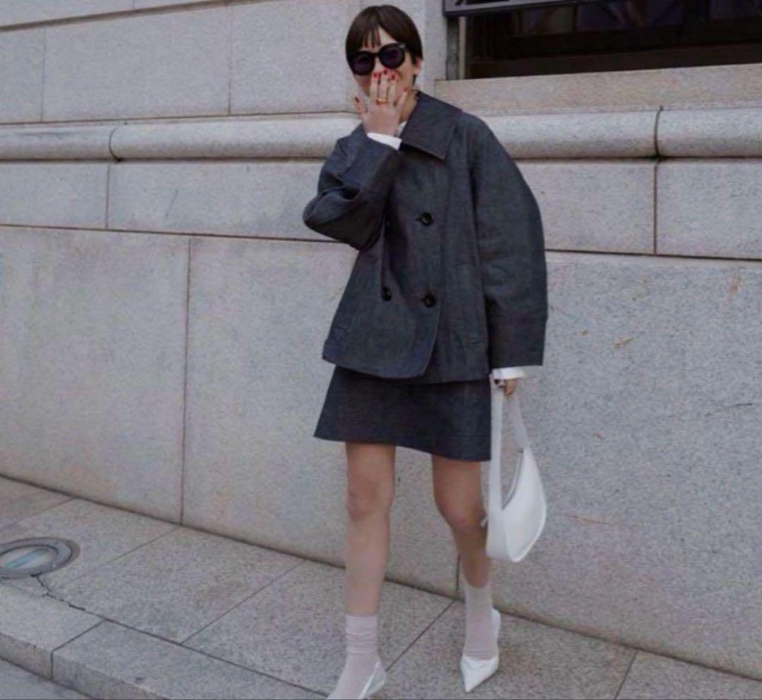 machatt デニムフォルムジャケット　デニム　ジャケット　Gジャン