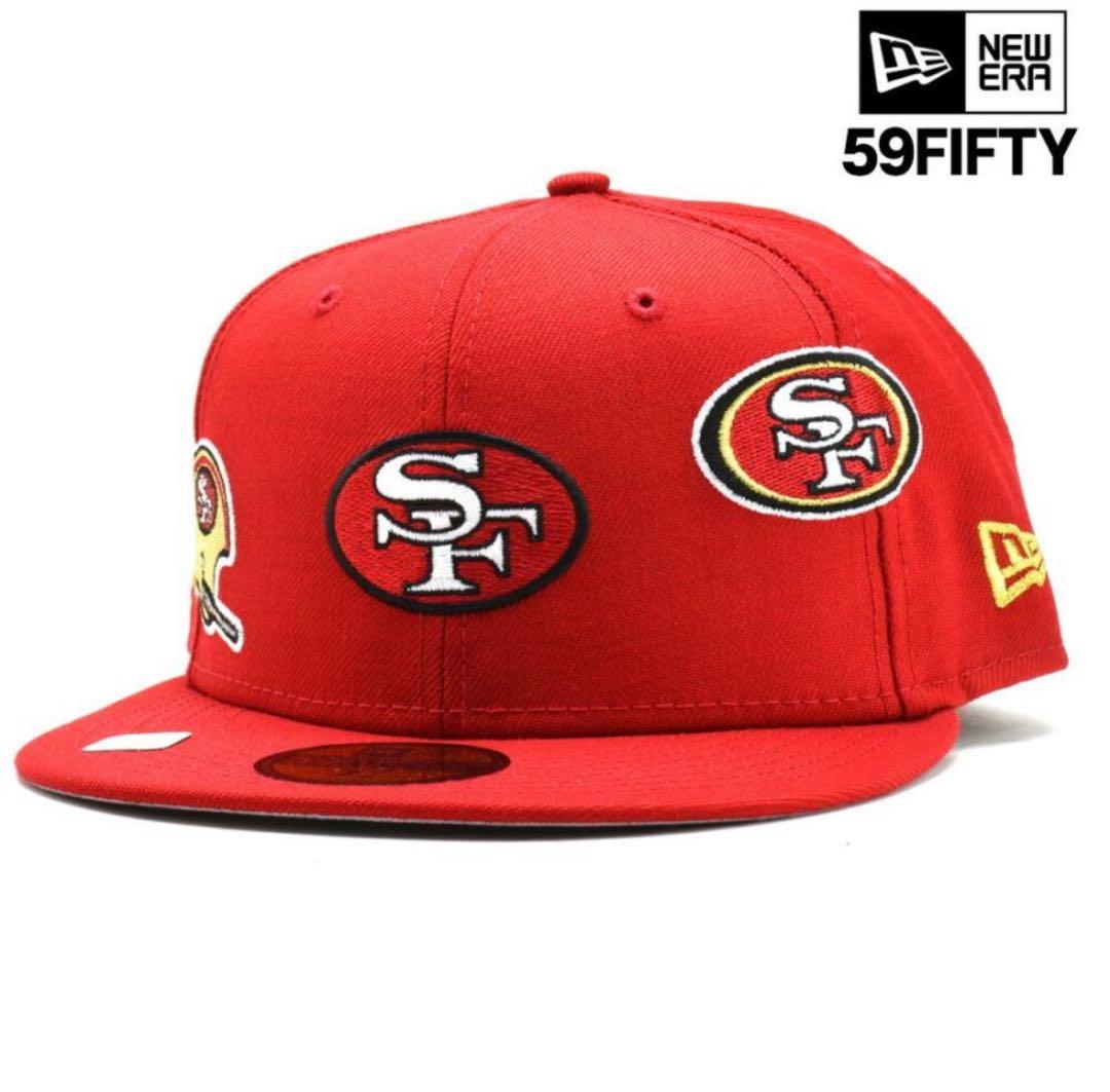 ニューエラ red 赤ドン キャップ 59FIFTY NFL サンフランシスコ