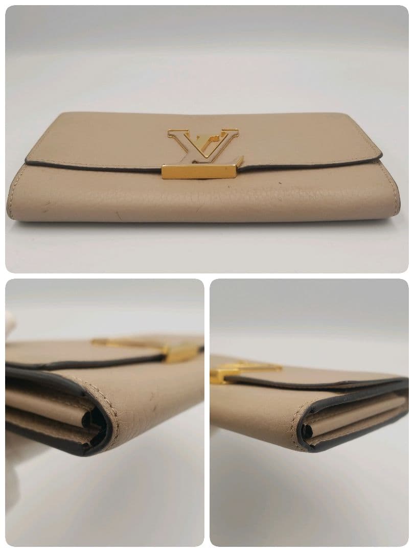 ルイヴィトン　LOUISVUITTON 長財布 ポルトフォイユカプシーヌ