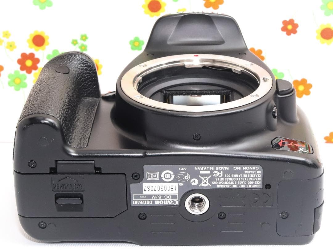 美品 キャノン Canon kiss x2☆スマホに転送☆お手軽一眼レフ♪