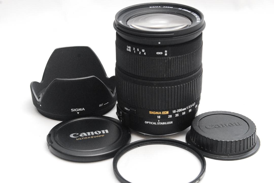 SIGMA ZOOM 18-200mm 1:3.5-6.3 DC （良品）