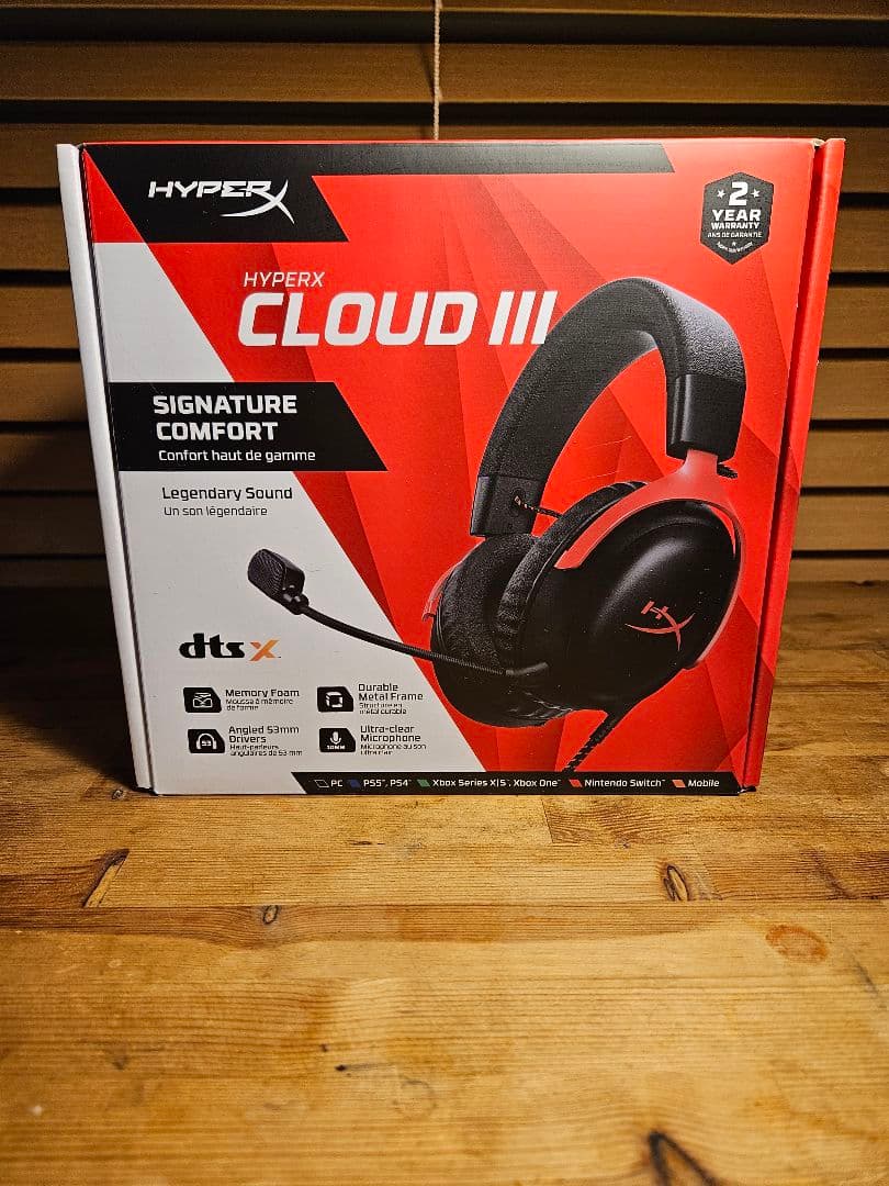 HyperX Cloud III 有線ヘッドセット