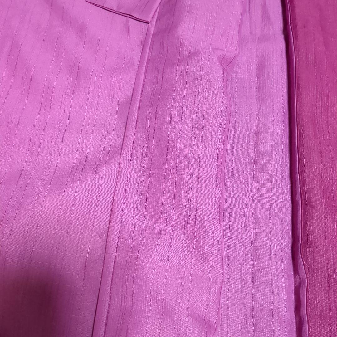 美品　ふりふ　片身替わり　浴衣　蝶