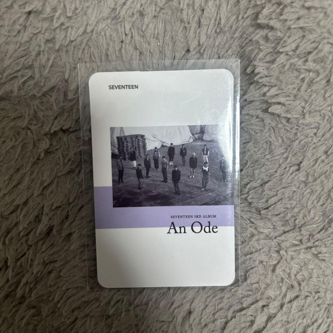 seventeen ウォヌ　anode ヨントン　トレカ　青島　中国