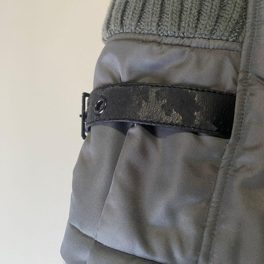 00s モッズコート リアルファー 光沢 平成 ギャル y2k グランジ