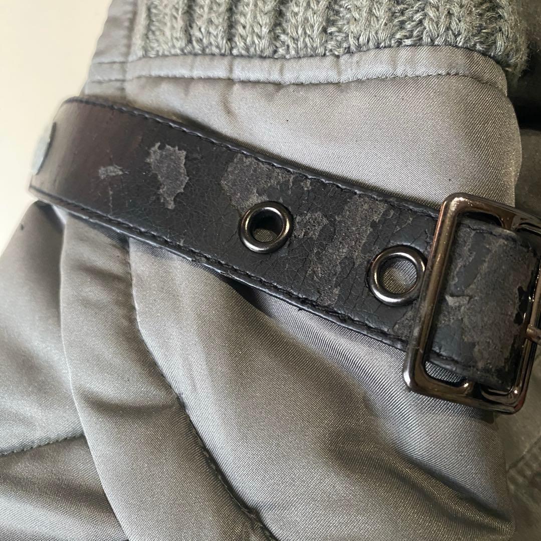 00s モッズコート リアルファー 光沢 平成 ギャル y2k グランジ