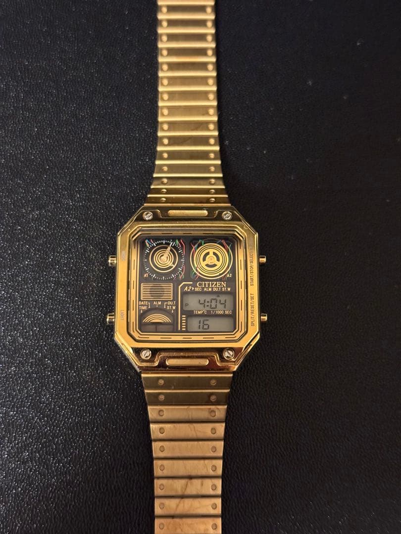 CITIZEN C-3PO スターウォーズ ゴールドデジタル腕時計