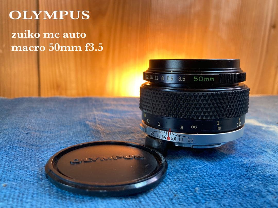 OLYMPUS OM-1／マクロレンズ★完動品＊美品＊初期保証★外装リザード本革