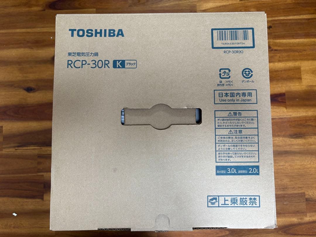 TOSHIBA 電気圧力鍋 RCP-30R 1.8L