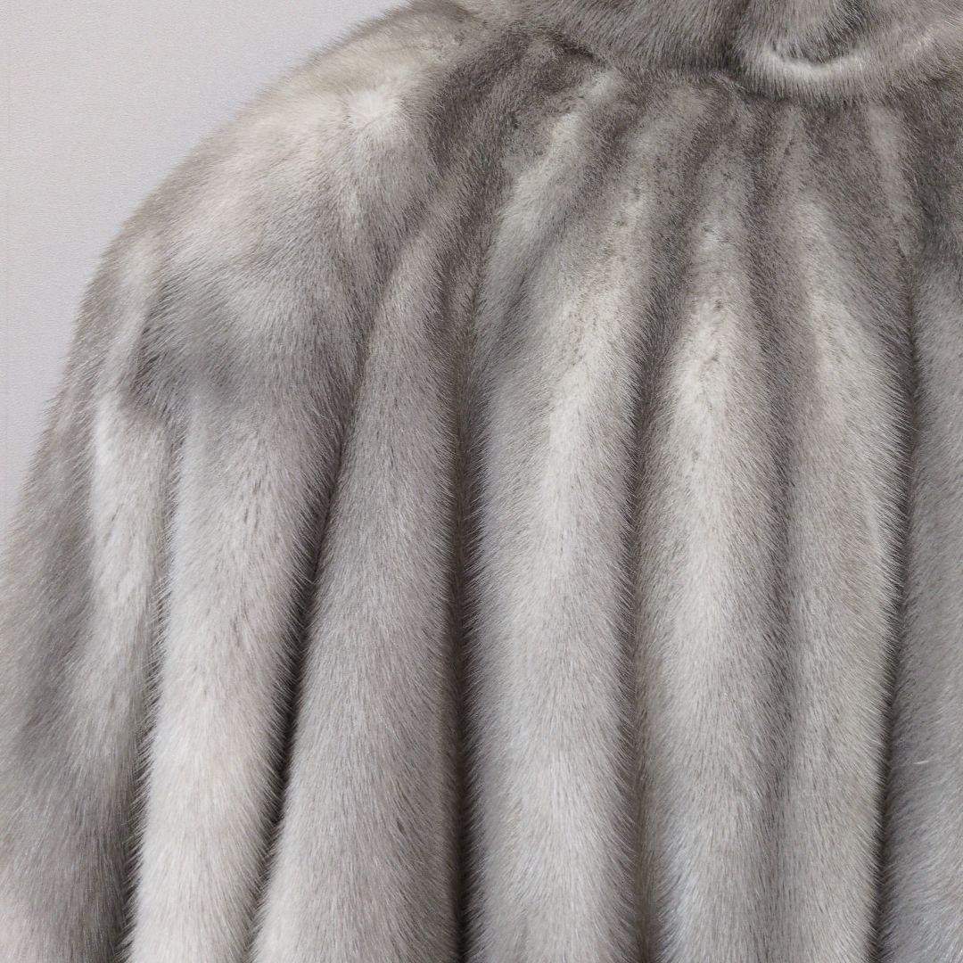 nakamura fur サファイアミンクファーコート リアルファー L〜LL