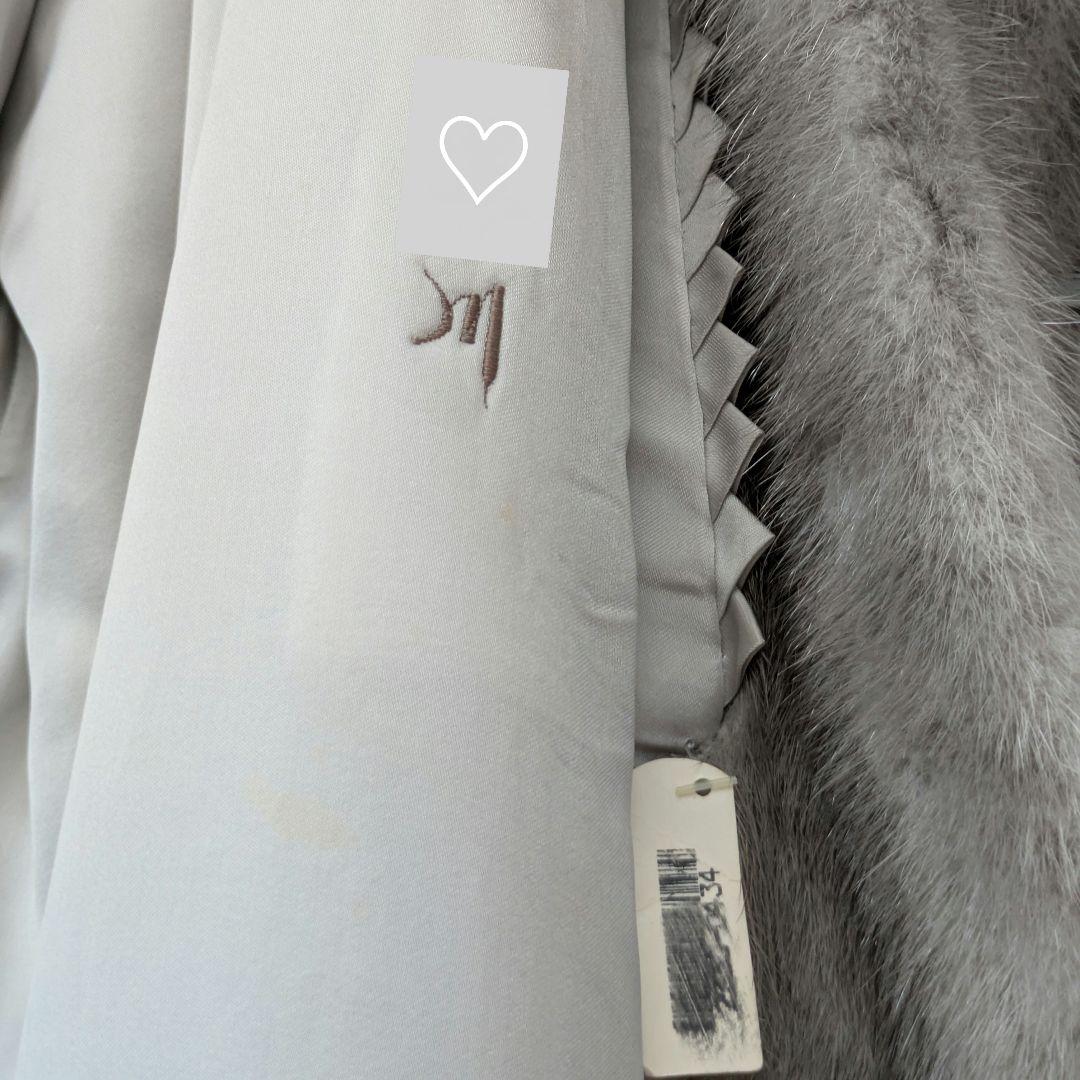 nakamura fur サファイアミンクファーコート リアルファー L〜LL