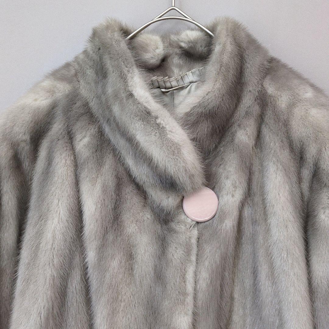 nakamura fur サファイアミンクファーコート リアルファー L〜LL