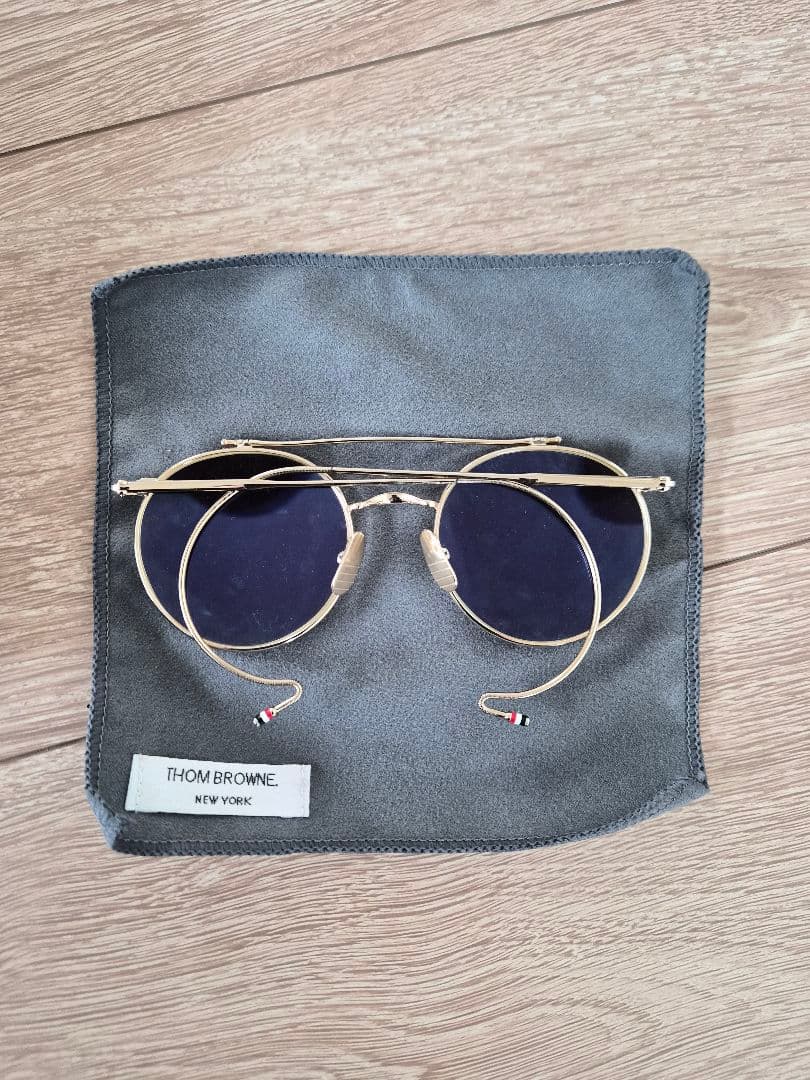 THOM BROWNE ゴールド サングラス Eyewear G-DRAGON