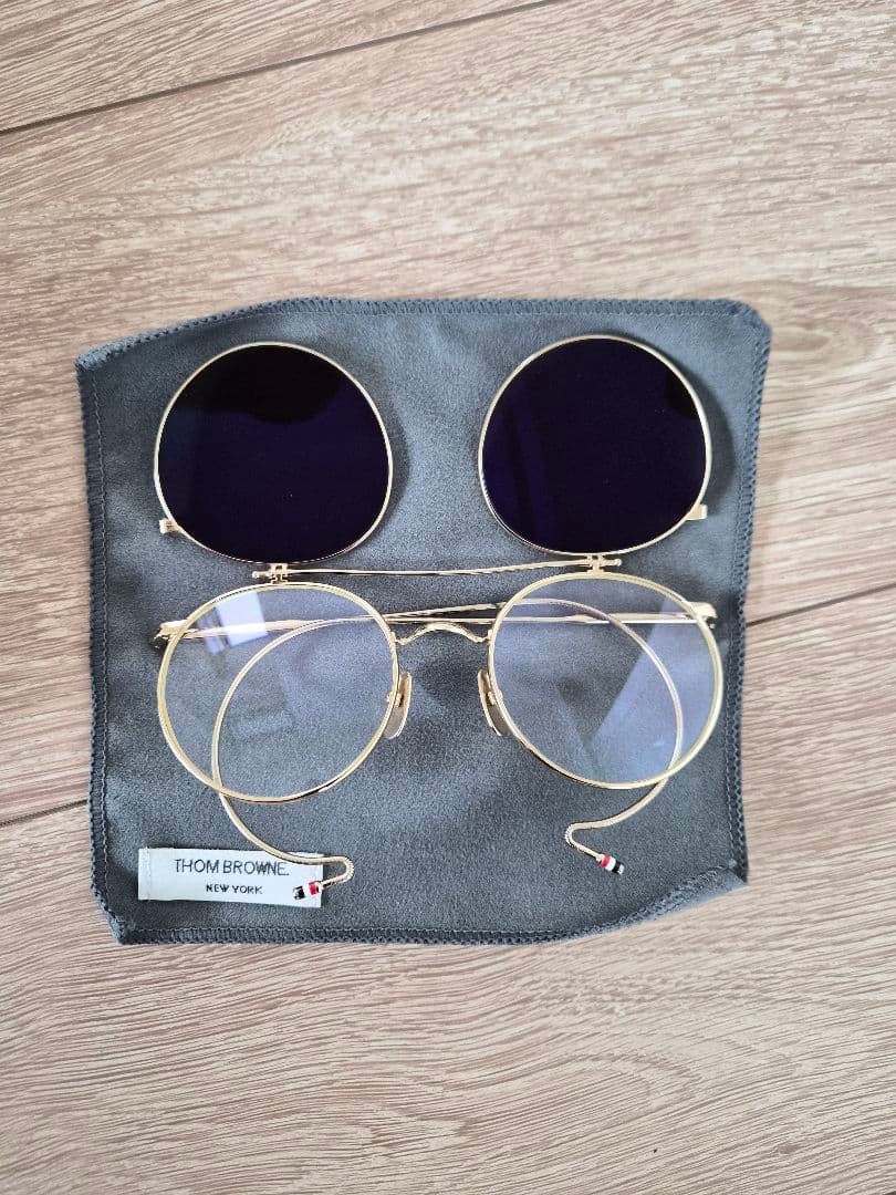 THOM BROWNE ゴールド サングラス Eyewear G-DRAGON