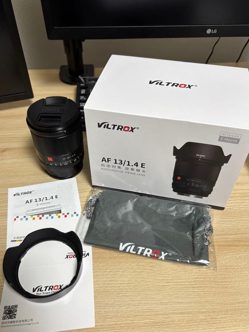 VILTROX AF 13mm F1.4 ソニーEマウント　単焦点レンズ