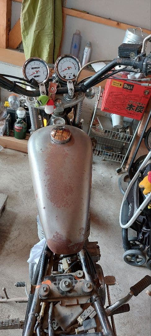 SR400用　スポーツスタータンク　ロートンネル　lani65さん専用