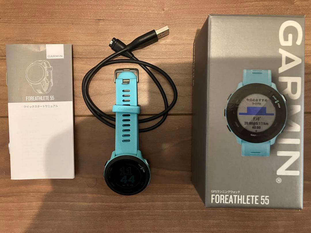 Garmin ForeAthlete 55 GPSランニングウォッチ ブルー