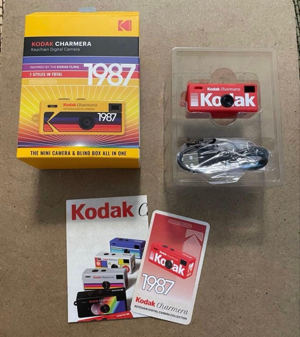 charmera Kodak トイカメラ　チャーメラ　赤　レッド