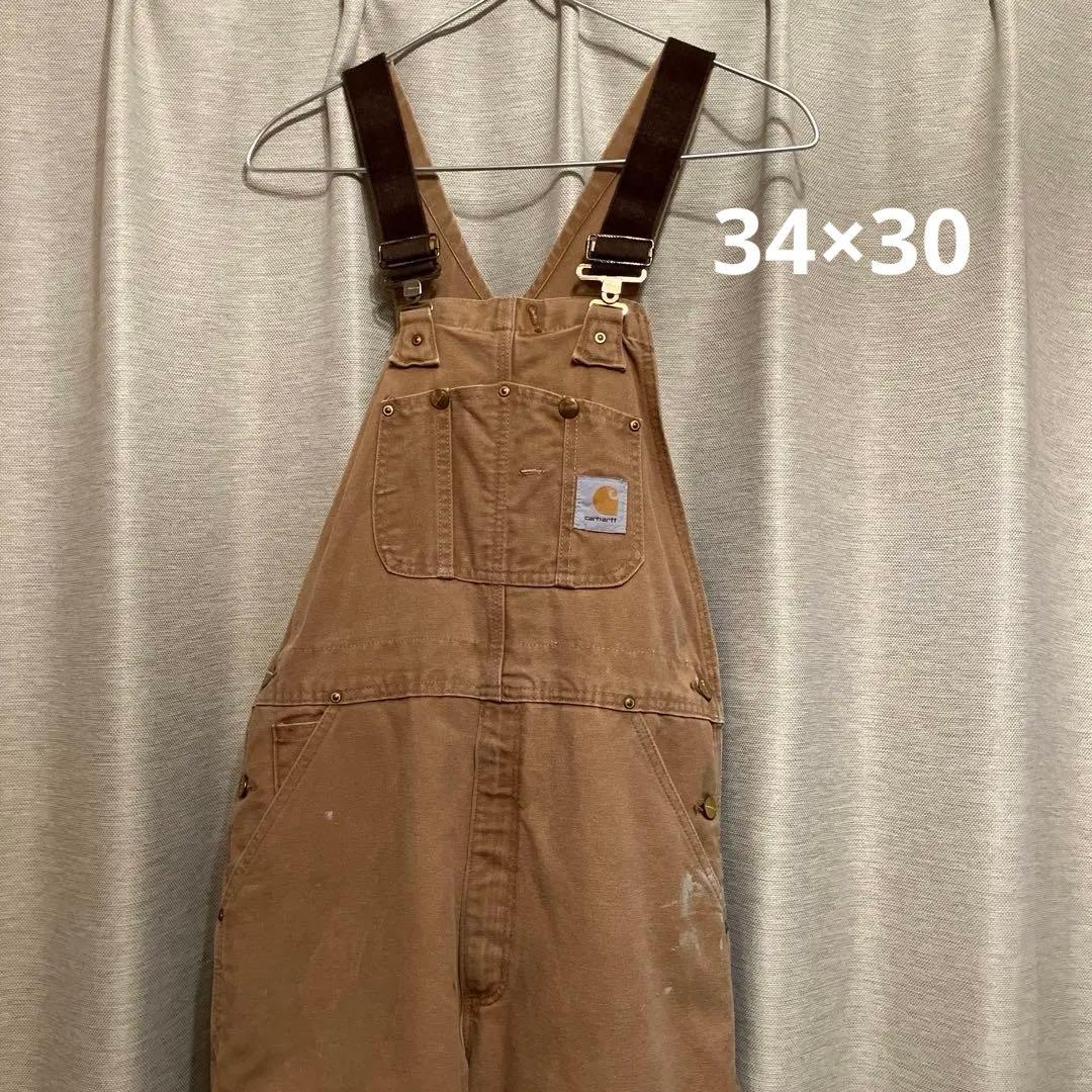 Carhartt オーバーオール　ダブルニー　USA製