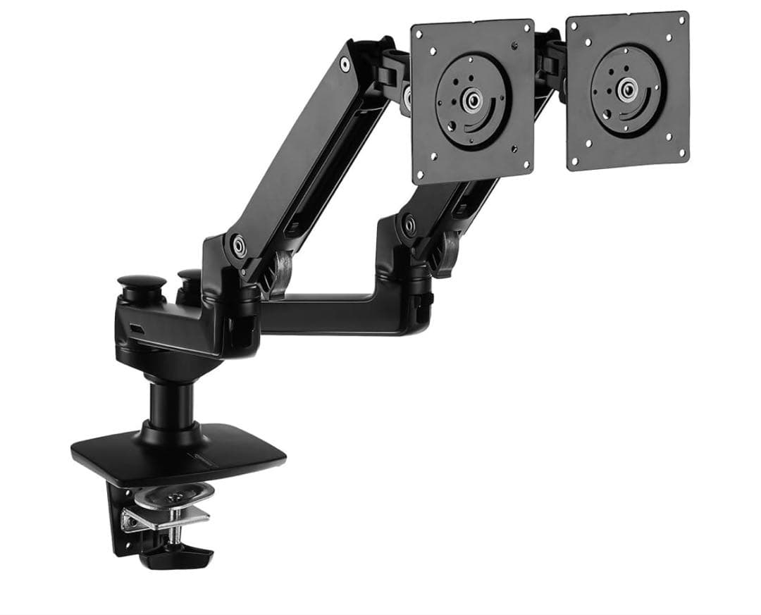 Amazonベーシック モニターアーム デュアル-ディスプレイタイプ 32インチ