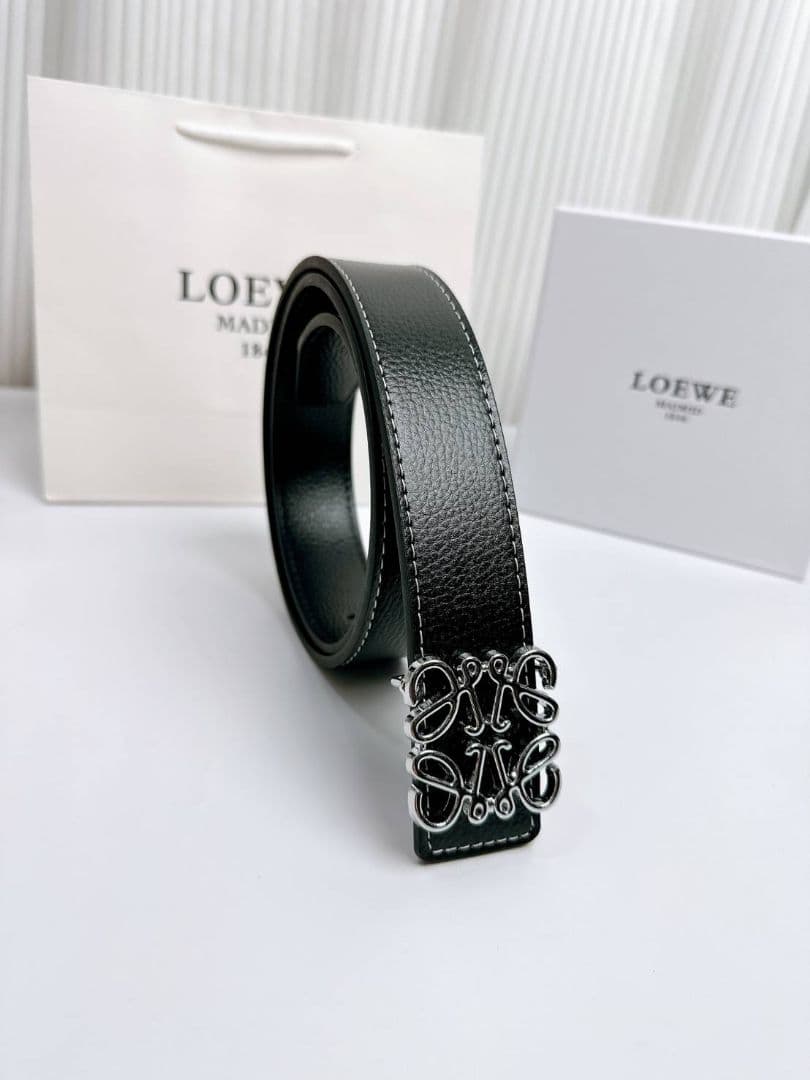 LOEWE ロゴバックルベルト
