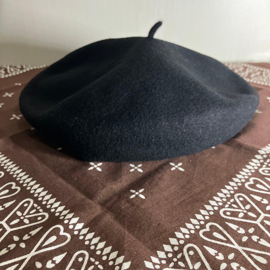 リアルマッコイズ　ベレー　WOOL BERET 美品 希少　黒