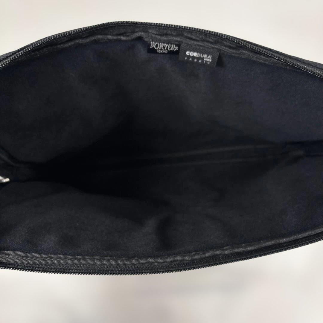 美品 ポーター ディル PCケース L 15インチ対応 多機能ポケット 黒