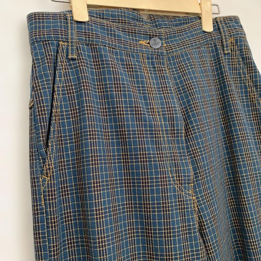 ヴィヴィアン レッドレーベル　チェックカジュアルパンツ