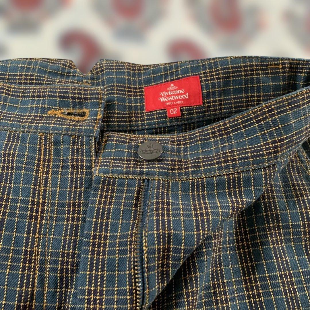 ヴィヴィアン レッドレーベル　チェックカジュアルパンツ