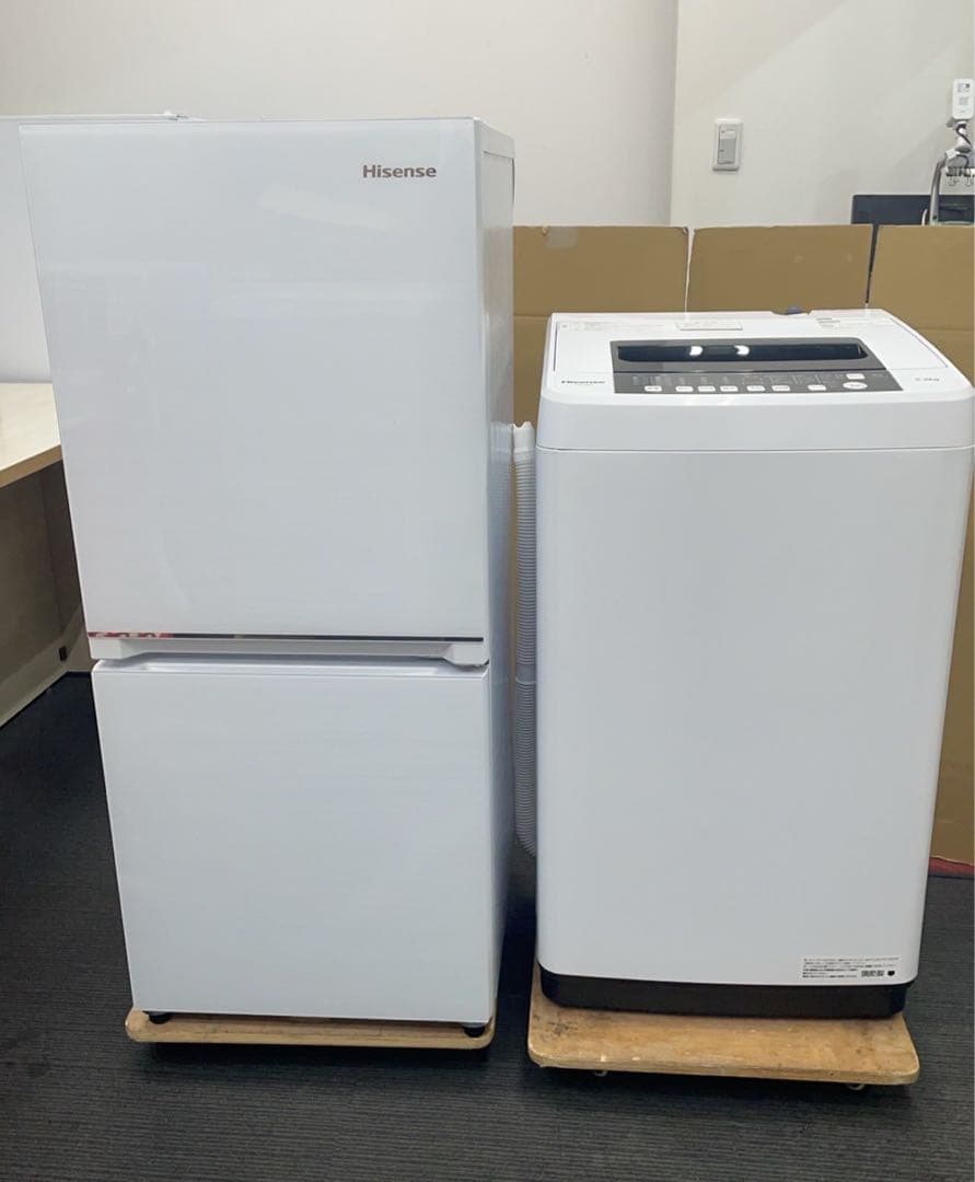 ★名古屋市近郊送料無料！高年式一人暮らし家電2点セットハイセンス冷蔵庫&洗濯機