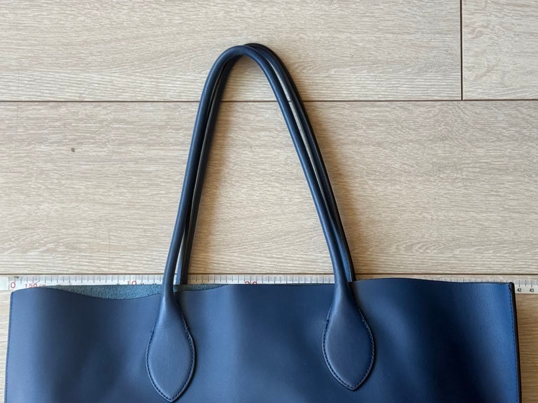 マルベリー ブルー レザートートバッグ