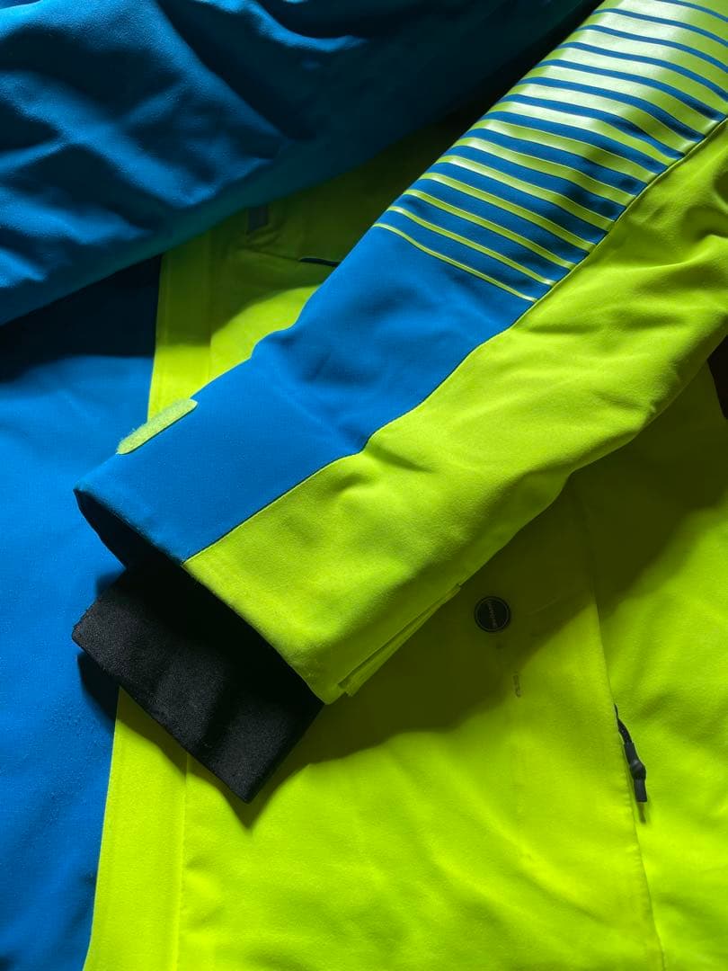 Salomon ON-YONE スキーウェア 蛍光イエロー/青