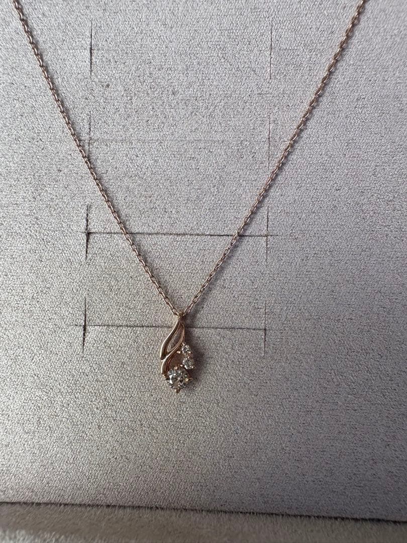 エステール k10 ダイヤモンドネックレス