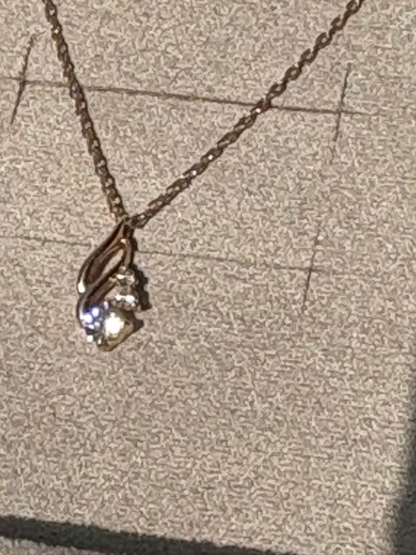 エステール k10 ダイヤモンドネックレス