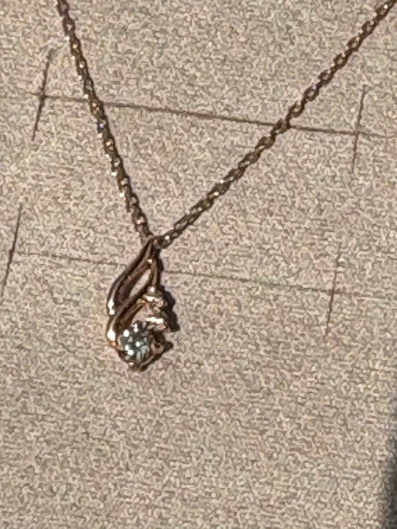 エステール k10 ダイヤモンドネックレス