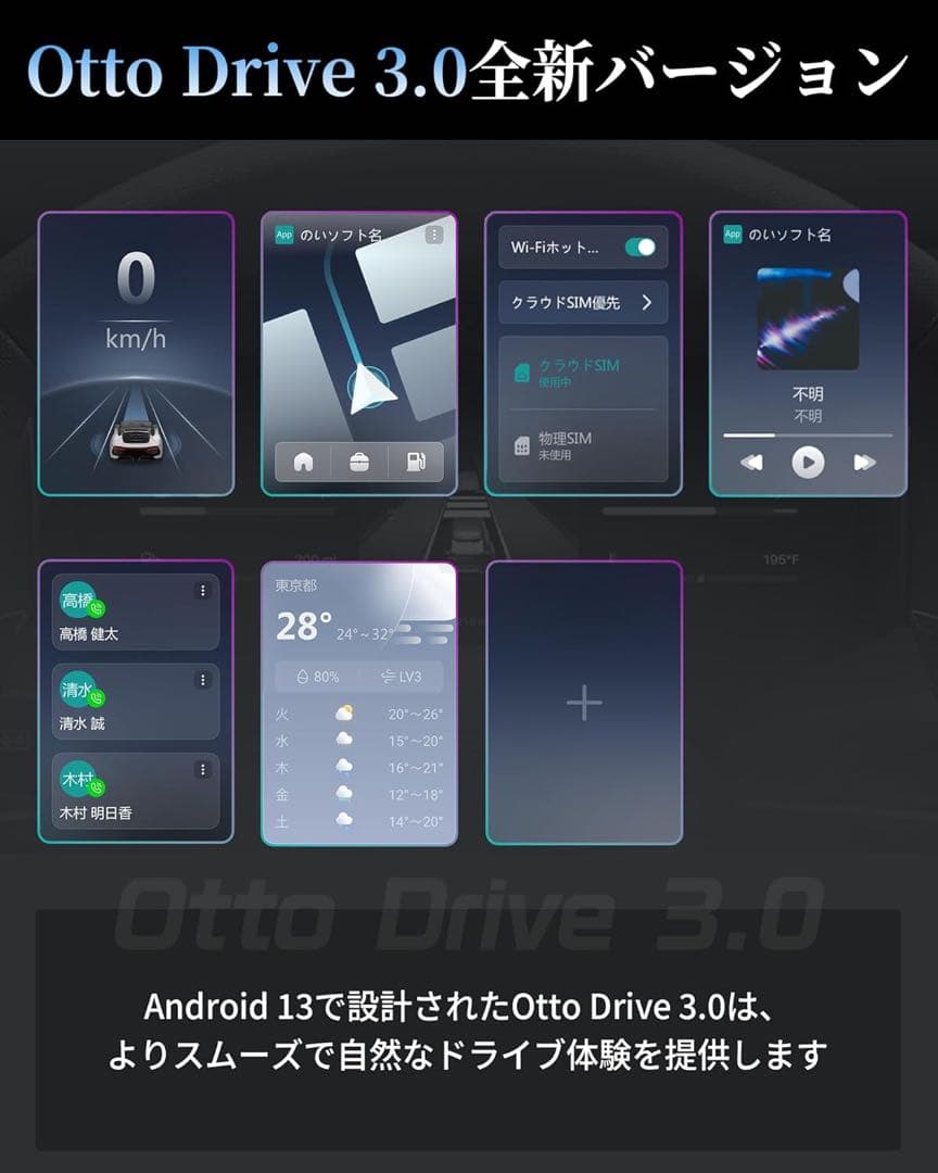 新品 Ottocast P3 Pro AIカープレイBox リモコン付 [ND]