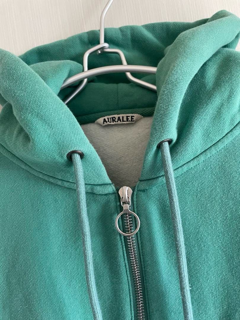 AURALEE オーラリー HIGH COUNT HEAVY SWEAT ジップ