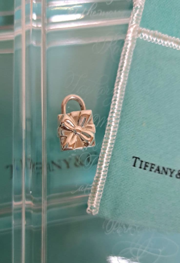 ティファニー ボウ ボックス ロック チャーム 925 南京錠 レア