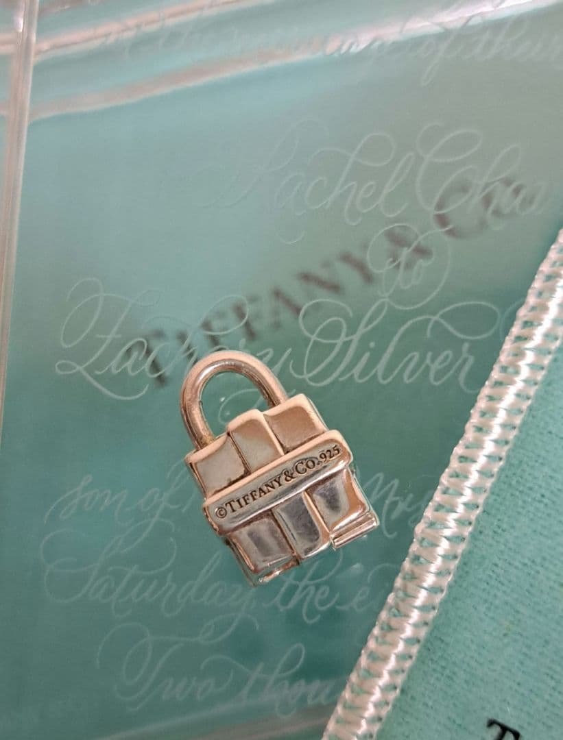 ティファニー ボウ ボックス ロック チャーム 925 南京錠 レア