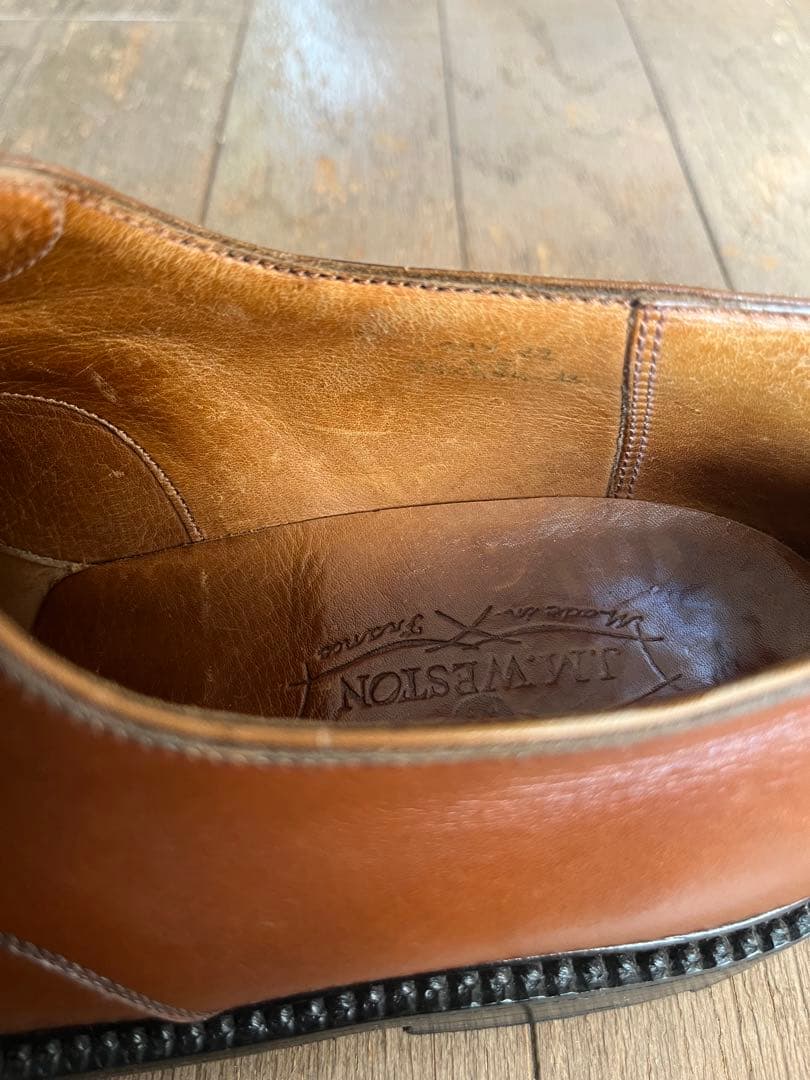 【希少・本店購入品】J.M. WESTON ハーフハント5アイレット　茶　6E