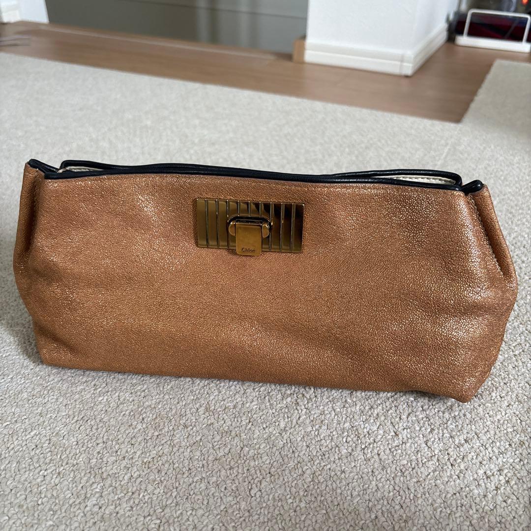 Chloē/クロエ　クラッチバッグ　ゴールド 美品