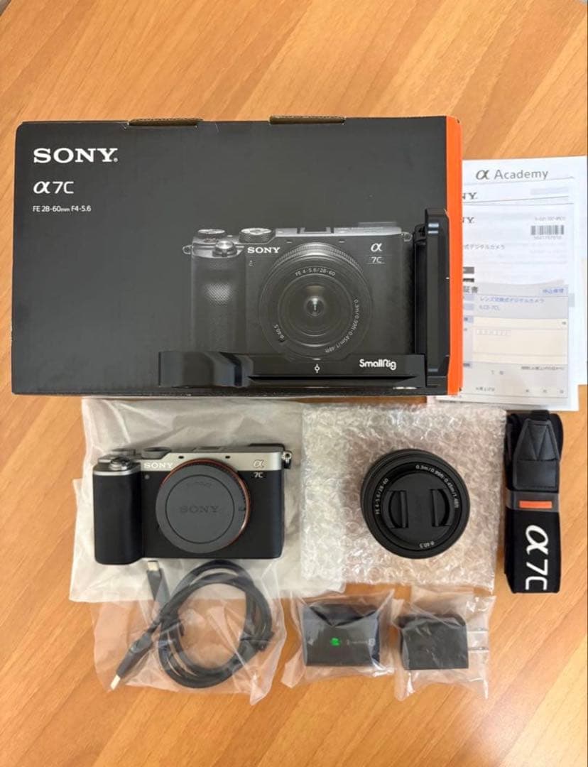【美品】SONY α7C レンズキット+smallrigプレート