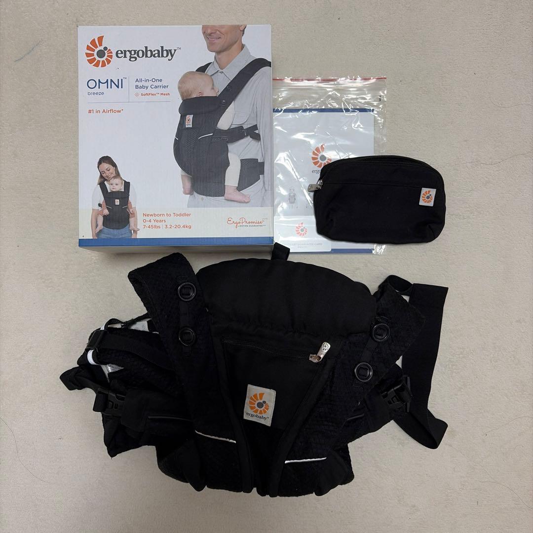 エルゴベビー ergobaby ベビーキャリア オムニブリーズ オニキスブラック