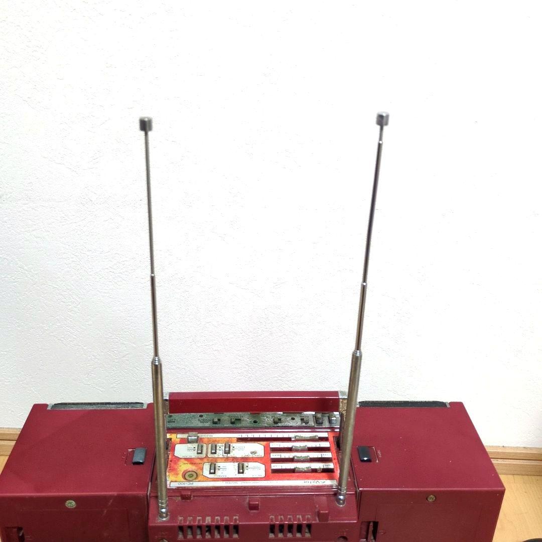 【ジャンク】 Victor ラジカセ ポータブルコンポ PC-R100